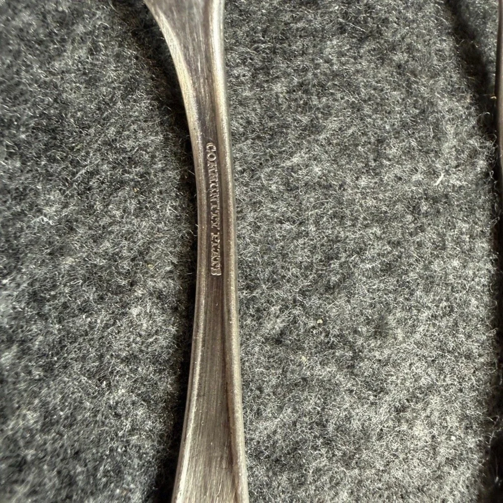 Community Plate Morning Star Silverplate Spoon Set 4 Tablespoons 2 Teaspoons 6pc